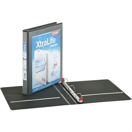 XtraLife® ClearVue® Locking Slant-D® Binders 1 in. black