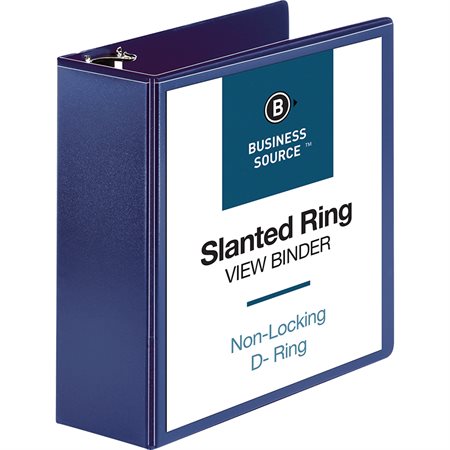 Slant Ring View Binder 4 in. blue