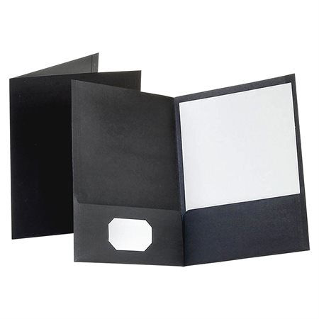 Twin Pocket Portfolio Sold individually black