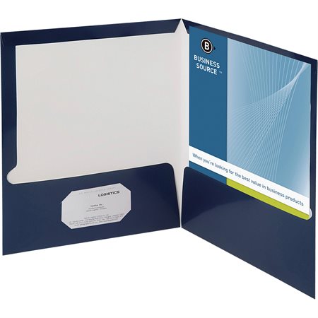 Laminated Report Cover navy