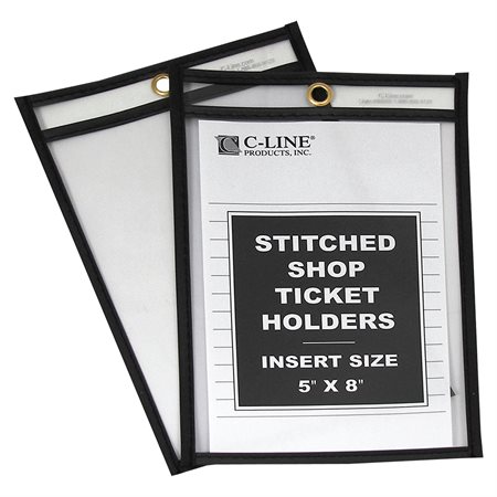 Stitched Shop Ticket Holders 8 x 5 in.