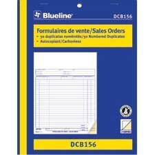 Formulaires de vente 8-1/2 x 11 po. duplicata (bilingue)
