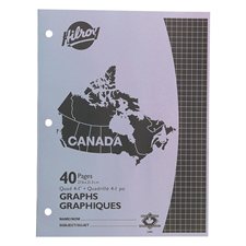 Cahier Canada 32 Pages: Cahier ligné A4 de 32 feuilles, orné de motifs  ludiques pour stimuler la créativité des enfants, et incluant des tables de