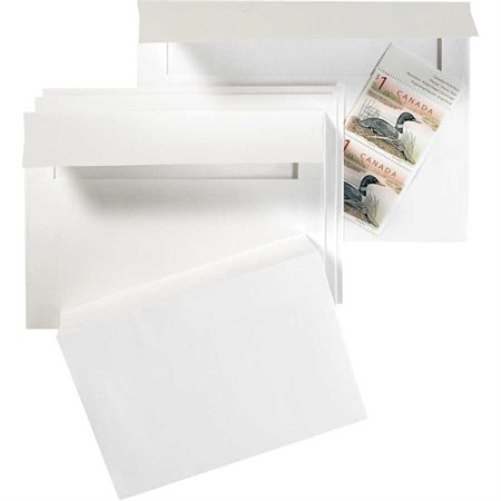White Invitation Envelope 4-3 / 8 x 5-3 / 4 in.