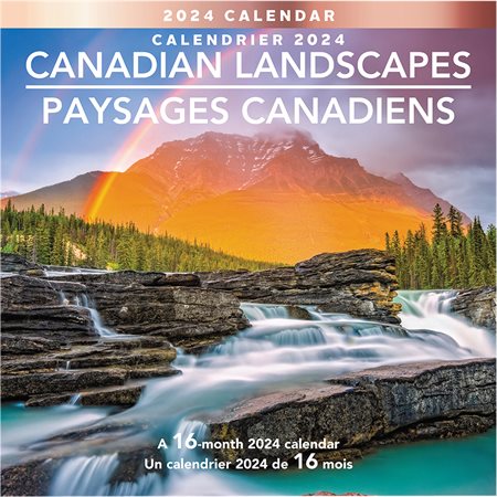 Calendrier 2024 Paysages du Canada 16M 30x30cm - CADEAUX - Renaud