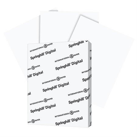 Springhill® Digital Cover Stock 90 lb letter size, white
