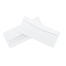 Enveloppe blanche fenetre 11x22 Fen 45x100 Bte 500 - MANUDOM