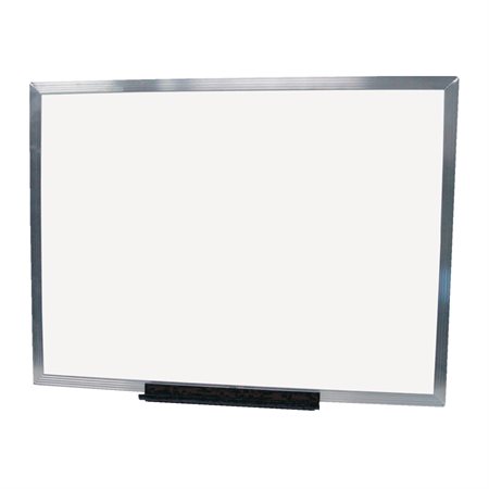 Economy Magnetic Dry Erase Whiteboard with Aluminum Frame 48 x 36 in