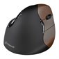 Souris ergonomique verticale Evoluent 4 Sans fil, petit format droitier, noir / brun