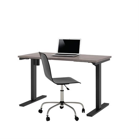 Adjustable Computer Table 30 x 60" dark grey