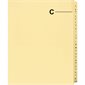 Offix® Alphabetical Litigation Index Dividers C