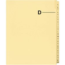 Offix® Alphabetical Litigation Index Dividers D