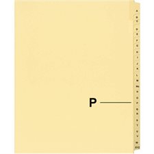 Offix® Alphabetical Litigation Index Dividers P