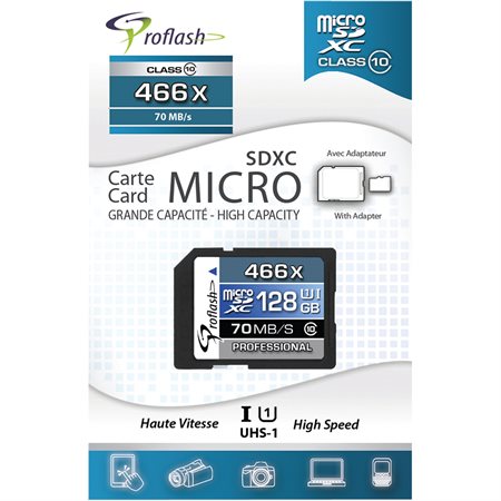 Cartes mémoire, microSDXC