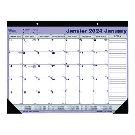 19 feuilles/ensemble, calendrier de bureau 2024, calendrier de  planification, conception simple, calendrier mensuel, calendrier de l'année  2024, hebdomadaire, calendrier quotidien-CH-ST-2068 -  Canada