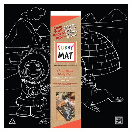 Funny Mat® Colouring Mat north pole