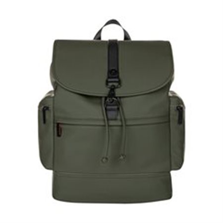 Khaki 2025 leather backpack