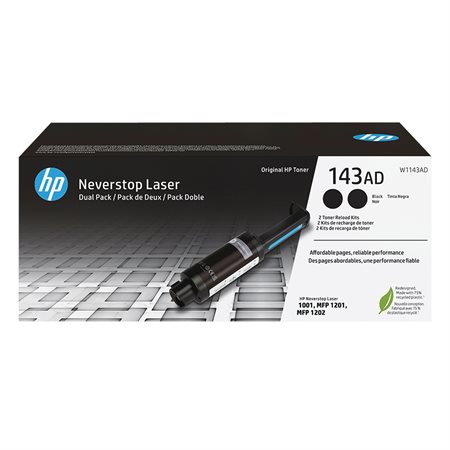 Kit de recharge de toner HP 143AD