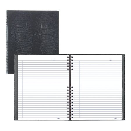 Carnet de notes NotePro 10,75 x 8,5 po 200 pages, gris