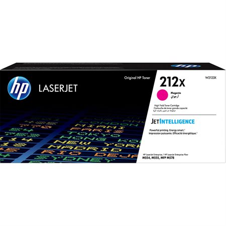 Cartouche de toner HP 212X magenta