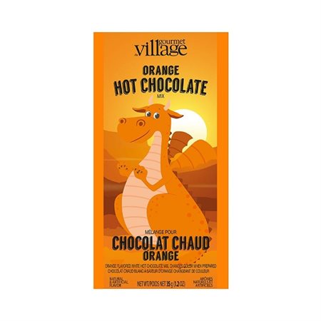 CHOCOLAT CHAUD BLANC DRAGON ORANGE