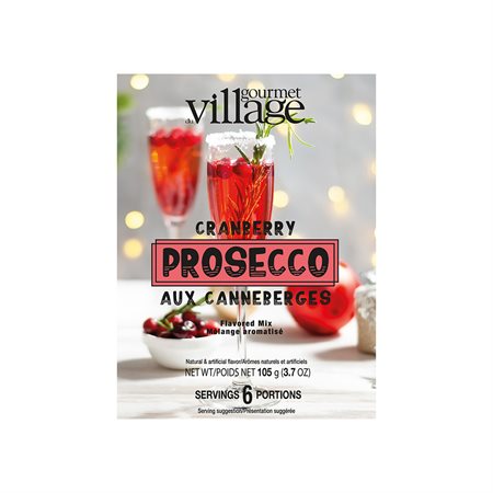 Cranberry prosecco mix