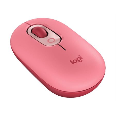 PINK RED LOGITECH POP MOUSE