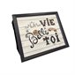 "La vie est belle" reading cushion